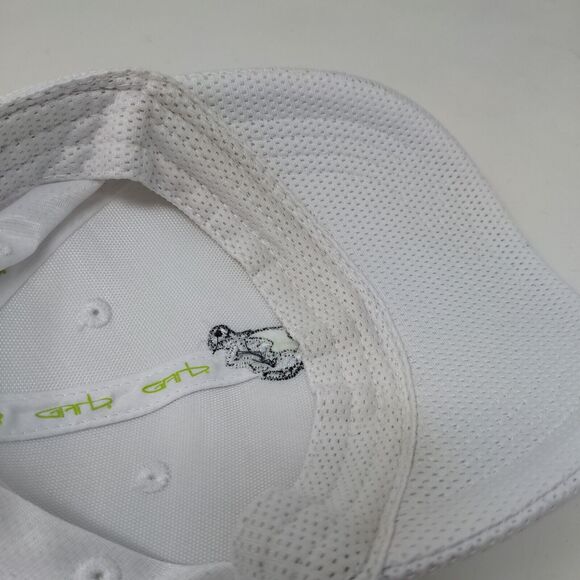 Garb Girl's Strapback Hat White Size Ages 5-12 Embroidered Golf Logo - Picture 7 of 9